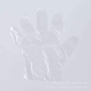 Gants jetables Huaxi Weian en PE transparents, épaissis, de qualité alimentaire, 100 pièces, biodégradables, usage médical - Product Image 3