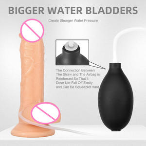 Dildo réaliste souple de 8 pouces avec ventouse et fonction de pulvérisation d'eau - Product Image 6