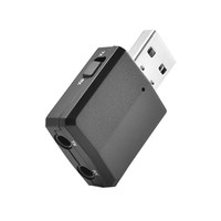 Émetteur-récepteur audio Bluetooth 5.0 3 en 1 Stéréo 3,5 mm USB Adaptateur sans fil Bluetooth pour TV PC Kit voiture Casque ZF169 P