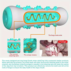 <span class=keywords><strong>Dog</strong></span> Toothbrush Toy <span class=keywords><strong>Dog</strong></span> Chew Dentes Cuidados dentários e limpeza de dentes Cuidados dentários Pet Brushing Tool - Product Image 3