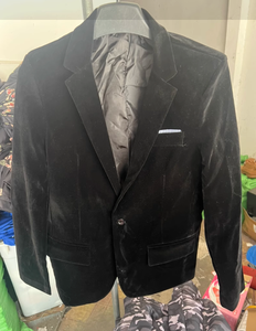 جاكيت بليزر مينثسون مخملي عنابي للرجال، عصري وكاجوال، بليزر للزفاف والعريس، زي مغني، بليزر نحيف للحفلات الرسمية مقاس <span class=keywords><strong>M</strong></span>-5XL - Product Image 6