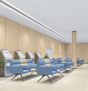 Sillón de Espera para Consultorio, Hospital, Consultorio Dental, Área de Recepción, Conjunto de Sofás Modulares Seccionales de Esquina, Diseño Contemporáneo en Tela - Product Image 5