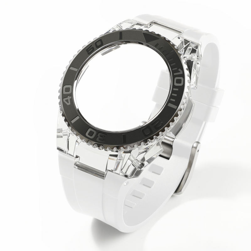 Bande blanche-lunette noire