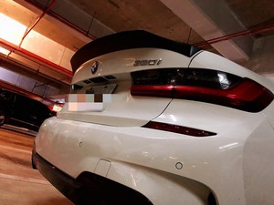 Alerón Trasero Tipo V de Fibra de Carbono Adhesivo para <span class=keywords><strong>BMW</strong></span> Serie 3 G20 Sedán NUEVO 330i - Product Image 5