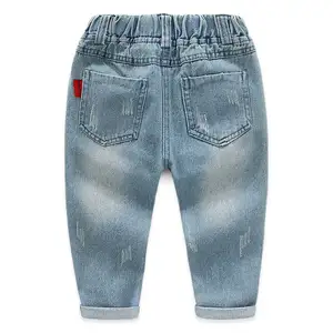 Jungen Kinder Kinder bekleidung Kinder Jeans London Fabriken mit Hholes bBranded Pants aus dem Online-Shop China