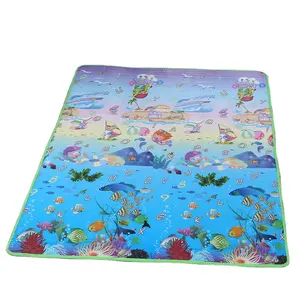 Yiwu Jietai 5Mm Waterdichte Baby Game Play Mat Double Side Cartoon Dier Auto Fruit Brief Baby Speelkleed