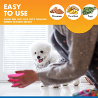 ZeBounty Prix Usine 100% Extrait Végétal Naturel Certifié ISO Soin Dentaire pour Animaux d'Compagnie Eau Rafraîchissante pour l'Haleine Chiens Chats Anti-Tartre
