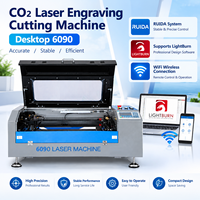 4060 CO2 레이저 조각기 50W-100W 수냉식 리니어 가이드 아크릴 합판 DIY 유리 400x600mm CNC 플로터 DXF/BMP/AI