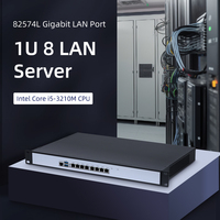 Intel Core I5 3210M 8 Lan VPN Mini PC Router Pfsense Linux Server Support Win7 Win10 LINUX pour machine virtuelle