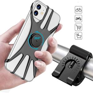 Universal Detachable Bike Phone Mount 360 Rotation Adjustable Mobile Phone Holder for Motorcycle <b>Bicycle</b> <b>Handlebars</b> - Product Image 2