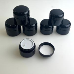 Frascos de Vidrio Personalizados de 4oz, 8oz y 16oz, Herméticos, para Guardar Flores, Cogollos, Hojas de Tabaco, Color Violeta Negro, con Protección UV - Product Image 2