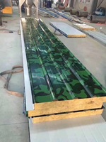 Panel Aislante Ignífugo Clase A de Lana de Roca para Techos, Panel Galvanizado para Almacenes, Talleres Prefabricados y Paredes Exteriores
