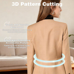 Completo da <span class=keywords><strong>Donna</strong></span> OEM Classico e Versatile, Blazer e <span class=keywords><strong>Pantaloni</strong></span> su Misura per Primavera e Autunno, Ideale per Occasioni di Lavoro e Colloqui - Product Image 6