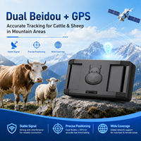 Mini Rastreador GPS 4G IP67 para Ganado, Batería Recargable de 10000 mAh para Ganado Vacuno, Bisones, Camellos, Dispositivo de Rastreo Remoto de Vida Silvestre