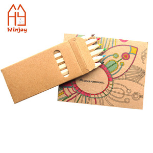 Kit da Colorare in Carta Kraft con Logo Personalizzato, Mini Matite Colorate Portatili e Libro di Attività per Bambini e Regali Promozionali - Product Image 6