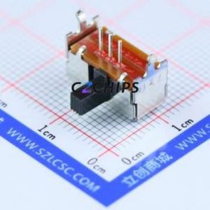SSSF111800 Slide Switch Through hole Component (THT) Switch Single Pole Double Throw Rectangle Pin Header PC Pin 14mm - Product Image 2