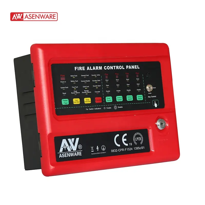 Yüksek kaliteli LPCB onaylı konvansiyonel 1-32 bölge yangın alarmı kontrol sistemi
