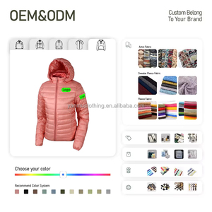 Unpretentious <strong>Thin</strong> Quilted <strong>Puffer</strong> <strong>Jacket</strong> for Women Autumn Hooded Breathable Reversible Stretchy Walking Traditional Coat - Product Image 4
