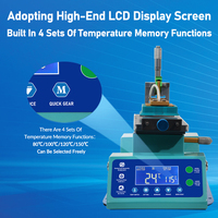 Machine de séparation d'écran LCD Lucky Bird avec rotation, plateforme chauffante pour retirer la colle OCA, pour la réparation de téléphones mobiles