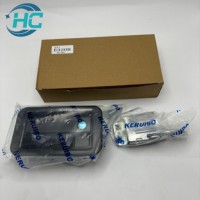 Ensemble de serrures de porte latérale pour excavatrice HC, construction en ABS/acier/alliage de zinc, couleur noire, clés pour loquet de cabine E320B/E320D