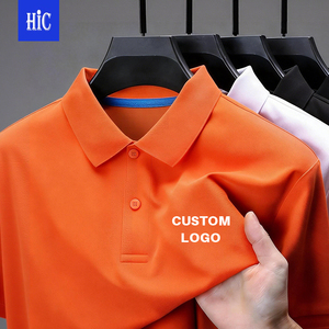 Polo de Golf HIC de Buena Calidad Transpirable Personalizado con Bordado 170 gsm de Secado Rápido Liso 100% Poliéster Camisetas Tipo Polo Unisex - Product Image 1