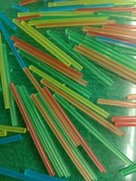 Rollo de Cable de PMMA de 2.5mm de Colores (Rojo, Azul, Amarillo, Naranja, Verde) con Fibra Óptica PMMA de Resplandor Final para Luces y Iluminación LED