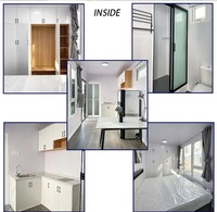 Maison conteneur modulaire préfabriquée personnalisée et étanche pour logements résidentiels, camps de travailleurs, commerces et salles de bain