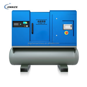 Dubbeltraps kleine diesel router werkplaats explosieveilige industriële 10 PK tank gemonteerde schroefcompressor - Product Image 1