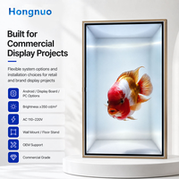 Gafas Hongnuo con Pantalla Digital Espacial 3D Gratuita, Pantalla Holográfica 3D Vertical sin Gafas, Señalización Digital de Grado Comercial