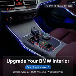 Lumière ambiante pour console centrale VENDAR pour BMW Série 3 G20 / Série 4 G22 2020-2023, lampe de remplacement LED pour l'intérieur de la voiture - Product Image 5