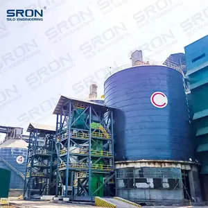 1000-100000 Ton Silo Baja untuk Penyimpanan Semen dan Kapur dan Fly Ash Harga Penyimpanan untuk Dijual Pasokan Pabrik Cina