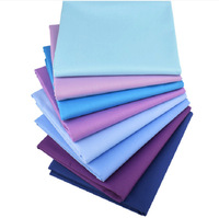 Vente en gros en vrac 8 pièces/lot Tissu artisanal en coton de couleur unie pré-coupé 40*50cm Lots de quartiers gras pour patchwork de tissu Couture à la main