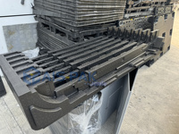 Boîtes de palette en plastique à usage industriel robuste Bacs pliables en plastique Conteneur de vrac pliable avec couvercle
