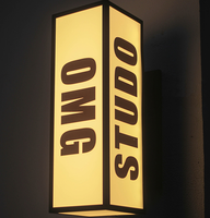 SKYSEEN Lumières Personnalisables Logo Extérieur Marque Signe Led Boîte D'éclairage Publicité Extérieure Boîte À Lumière Énergie Solaire