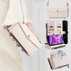 诺基亚G42 G22 G21 G11 C32 C31 C22 C12挂绳翻盖手机皮革磁性手机套配件新款拉链钱包套 - Product Image 2