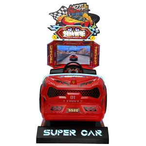 26 polegada Vídeo 3D moeda operado velocidade Racing Car Game Steering Wheel Car Game Machine