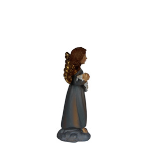 Figura de Ángel de Natividad de Poliresina Clásica de Eden, Figura Navideña Pintada a Mano, Aprox. 8 cm - Product Image 4