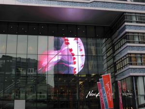 LED-Bildschirme für Innenwerbung Maßgefertigte Größe <span class=keywords><strong>3D</strong></span> Holographische LED-Anzeige Ultra-Transparent für Schaufenster Ausstellungsstände - Product Image 2