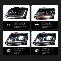 AURON Lampe LED pour feux de croisement, kit de modernisation/upgrade, nouveau modèle 12V 36W 6000 lm 6000K pour phares VW Amarok 2010-2022, vente en gros