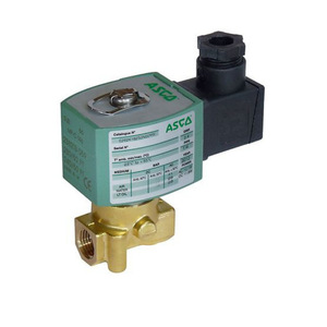 Válvula Solenoide Asco de 2 Vías Normalmente Cerrada de Latón AC 230V para Aire, Agua, Vapor y Aceite - Product Image 1