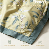 Parure de lit 300TC 100% coton, comprenant couette, drap et housse de couette, vente en gros