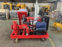 Pompe centrifuge industrielle haute pression pour incendie avec moteur diesel, personnalisation possible et boîtier de commande antidéflagrant
