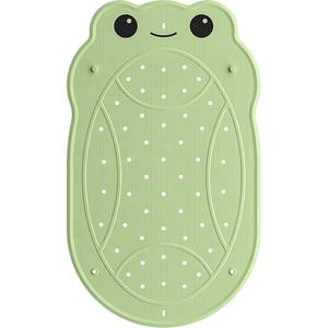 Kids <strong>Baby</strong> <strong>Bath</strong> <strong>Mat</strong> <strong>Non</strong> <strong>Slip</strong> Anti Mould Rubber Bathroom Shower <strong>Mat</strong> for Toddler Tub Cartoon Frog with Suction Cups Drain Holes - Product Image 1