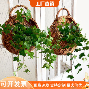 Macetas tejidas, cestas de bambú para colgar en la pared, cestas colgantes para flores, cestas colgantes de ratán para orquídeas en el balcón, cestas de bambú - Product Image 3