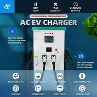 Bluesky 120kw Pengisi Daya DC EV Tipe 2 Kabel Daya Gb/T Terpasang di Lantai Soket OCPP1.6j Pembaca Kartu Kredit Baru 24 Bulan