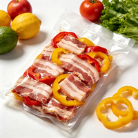 Bolsa de Plástico al Vacío Apta para Microondas, Tamaño Personalizable, Impresión por Grabado, para Alimentos Congelados, Mariscos, Agricultura, Harina, Huevo, Fertilizantes, Arroz