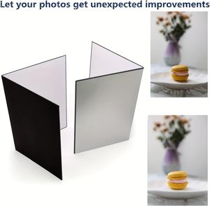 Carton réflecteur de lumière A4 pour photographie, diffuseur de lumière en carton pour studio, photographie de bijoux, cosmétiques ou aliments sur table - Product Image 4
