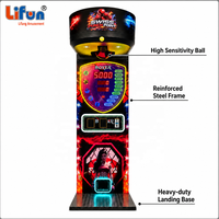 LIFUN Machine d'arcade de boxe à fort rendement avec affichage numérique et jeu de mesure de force de frappe pour parc d'attractions intérieur