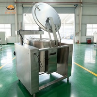 Marmite basculante avec agitateur - 120 - Fabricant chinois direct d'usine ° Chaudière à enveloppe aqueuse, isolée sur 3 couches, vanne de 2 pouces CE