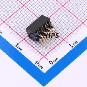 HX PM2.0-2x4P WC Pin Socket Bent Lead Through Hole,P=2mm Connector ( Jack Structure: 2x4P )( Pitch: 2mm )( Row Spacing: 2mm ) - Product Image 2